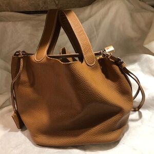 New Brighton brown leather purse from the sample collection